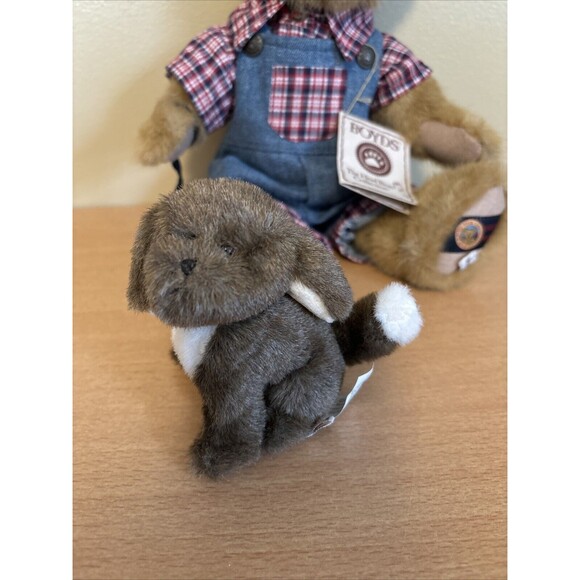 RARE Boyds Bears Chester and Fido 12" Best Dressed Series NWT Farmer Holiday - Picture 7 of 16